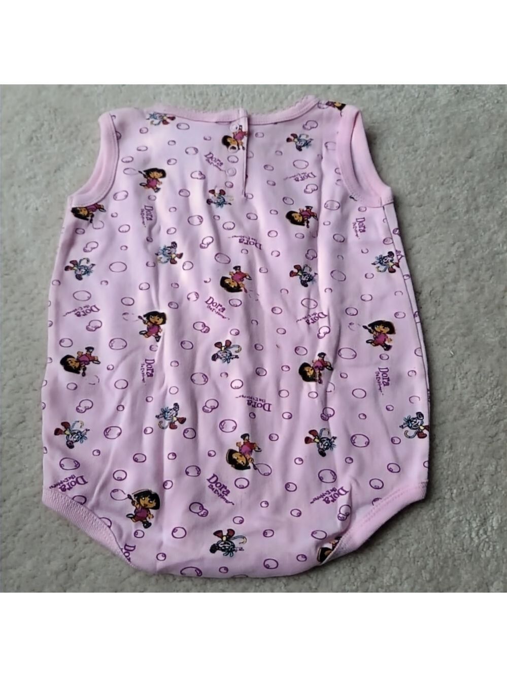 Nick Jr Dora The Explorer Pink Sleepwear Onesie Size 24 M
